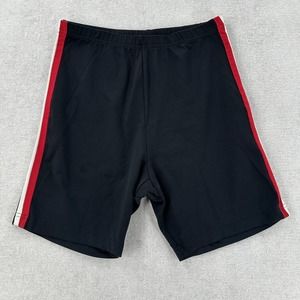 Vintage USA Olympic JC Penney‎ Black Nylon Spandex Bike Bicycle Shorts Womens XL